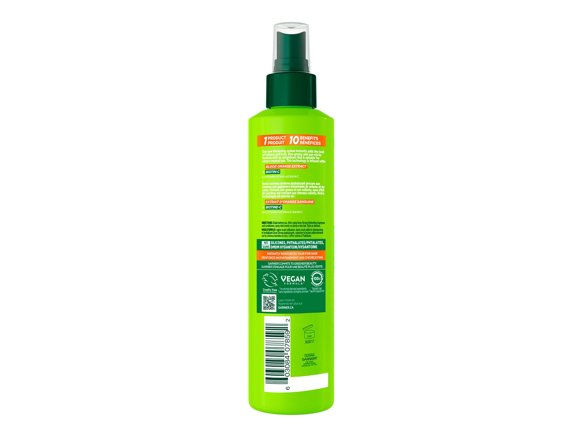 Garnier Fructis Grow Strong 10 in 1 Hair Spray - 239ml