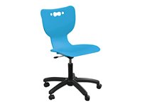 MooreCo Hierarchy 5-Star Chair educational ergonomic swivel plastic blue