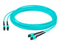 AddOn 15m MPO OM4 Aqua Trunk Cable