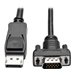 Eaton Tripp Lite Series DisplayPort 1.2 to VGA Active Adapter Cable (DP with Latches to HD15 M/M), 10 ft. (3.1 m)