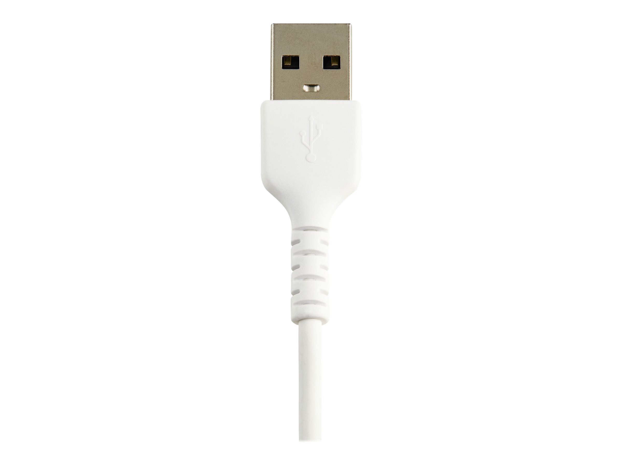 thumbnail image 2 of 1ft (30cm) USB A To C Charging Cable Right Angle - Heavy Duty Fast Charge USB-C Cable - USB 2.0 A To Type-C - Rugged Aramid Fiber - 3A 2 of 14
