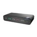 Belkin Universal Secure Dual-Head - 2me gnration - commutateur cran-clavier-souris/audio - 4 ports - Conformit TAA