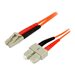 2m Fiber Optic Cable - Multimode Duplex 62.5/125 -
