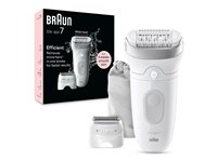 Braun Silk-épil 7 SE7-041 Epilator Grå Sølv Hvid