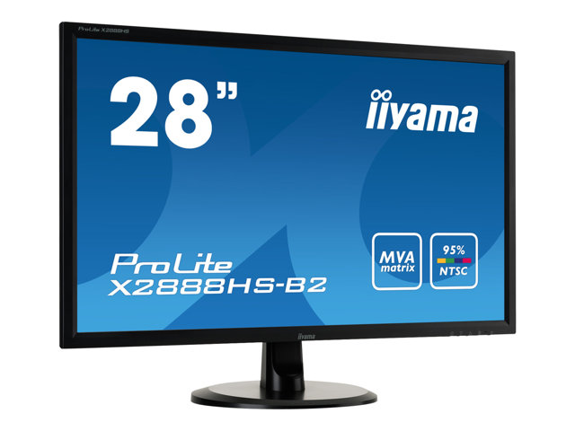 iiyama 28インチ モニター X2888HS-B2 フルHD 箱あり iiyama ProLite X2888HS-B2 - LED monitor - Full HD (1080p) - 28