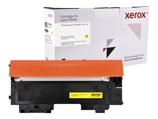 Image of Xerox - yellow - compatible - toner cartridge (alternative for: HP W2072A)