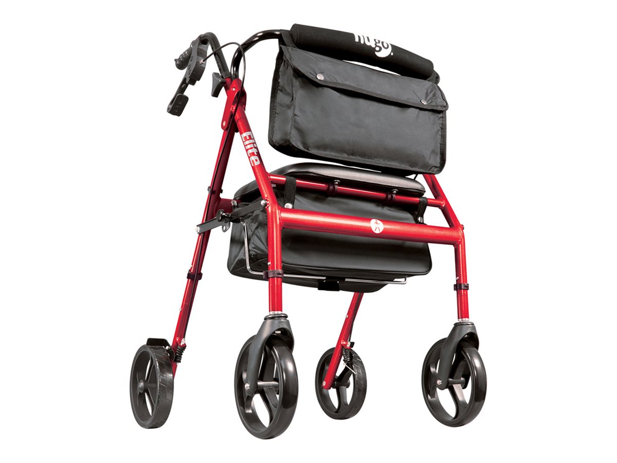 Hugo Elite Rollator - Red - 700-961