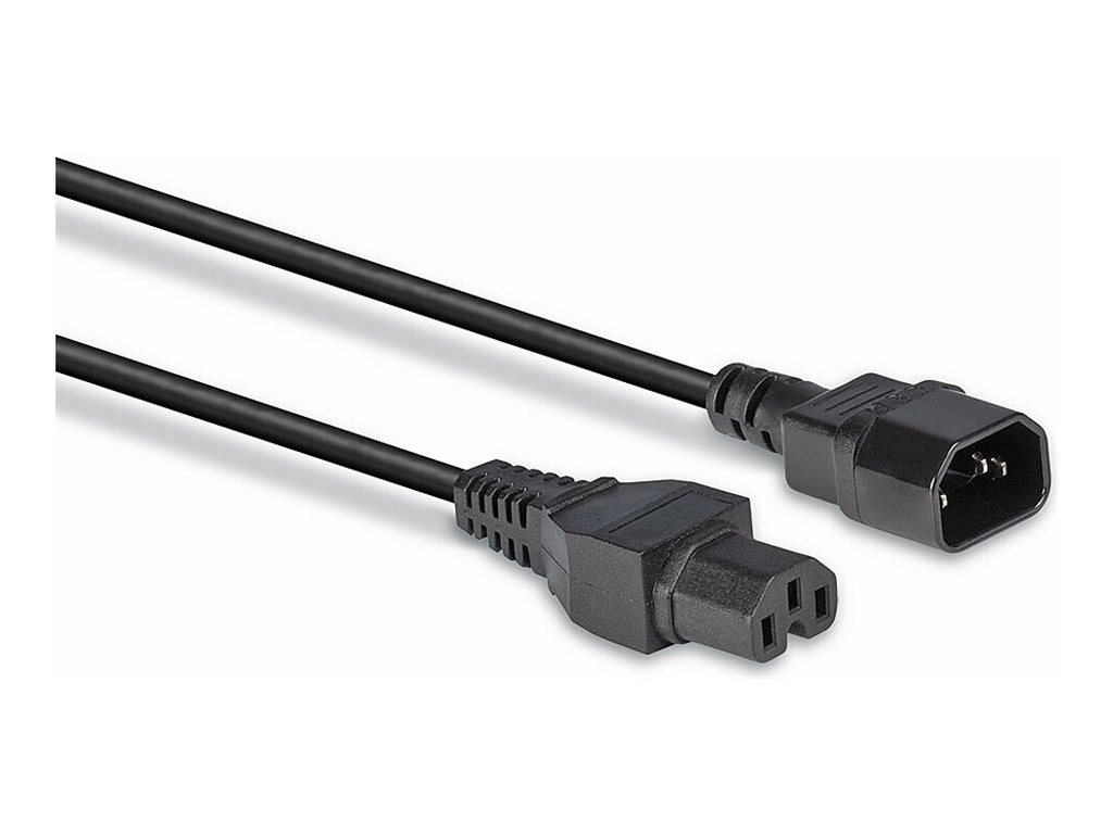 LINDY 2m IEC, C14 to IEC, C15, Extension Cable