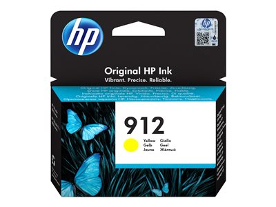 HP 912 Yellow Ink Cartridge - 3YL79AE#BGX