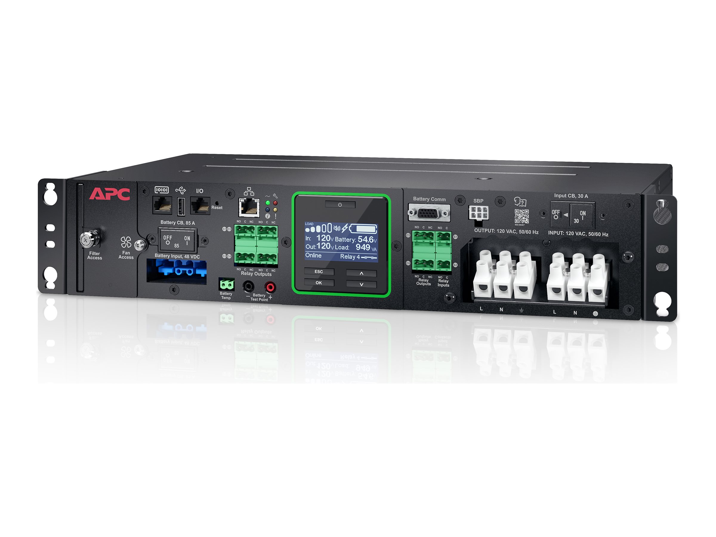 APC SMARTUPS INDUSTRIAL 2000VA / 1800W, 120VAC IN/OUT RM CONFORMAL COATED