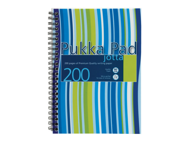 Pukka Pad Stripes Jotta Notepad A5 200 Pages