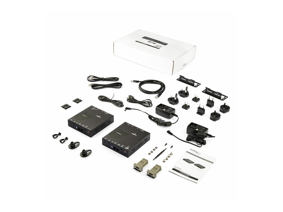 StarTech.com HDMI over IP Extender Kit with Video Wall Support - 1080p - HDMI over CAT5e / CAT6 Transmitter and Receiver Kit (ST12MHDLAN2K) - sériový nástavec video/audio/infračervený - HDMI - kompatibilní s TAA – foto 4