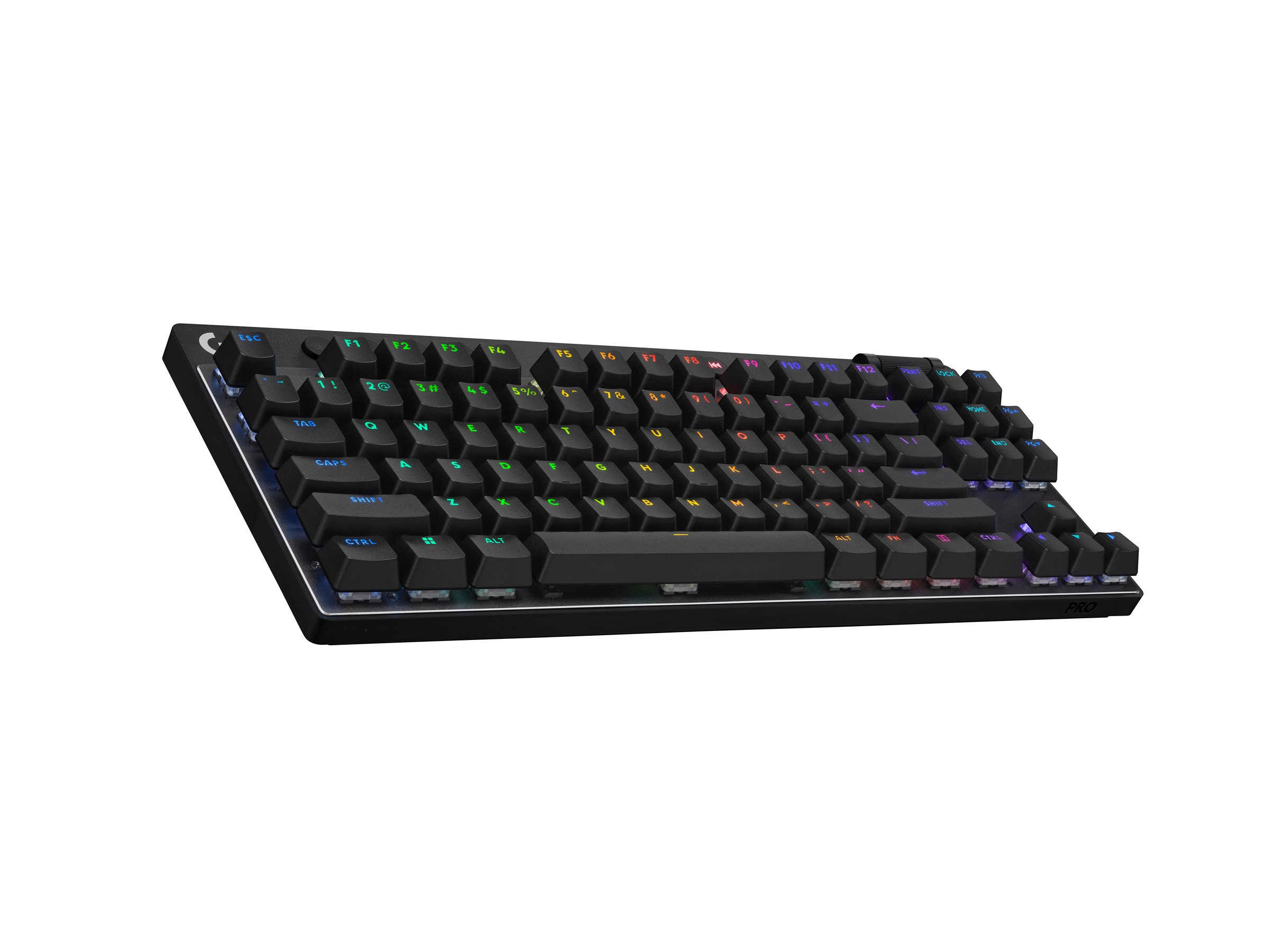 Logitech G PRO X TKL keyboard QWERTY English black Input Product shot Front 79950