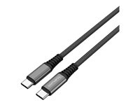 4smarts PremiumCord USB 2.0 USB Type-C kabel 1.5m Sort Grå