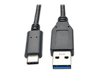 Eaton Tripp Lite Series USB-C to USB-A Cable (M/M), USB 3.2 Gen 1 (5 Gbps), Thunderbolt 3 Compatible, 3 ft. (0.91 m) - USB-C cable - USB Type A to USB-C - 91 cm