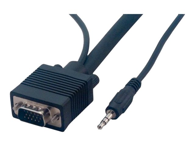 MCL - Câble SVGA + Jack 3.5mm mâle