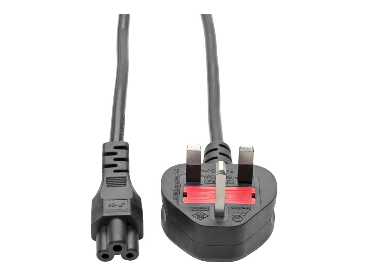 Tripp Lite 6ft Computer Power Cord UK Cable C5 to BS-1363 Plug 13A 6'
