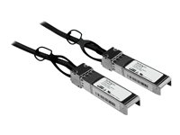StarTech.com 2m 10G SFP to SFP Direct Attach Cable for Cisco SFP-H10GB-CU2M - 10GbE SFP Copper DAC 10 Gbps Passive Twinax Dobbelt-axial 2m Direkte påsætning-kabel