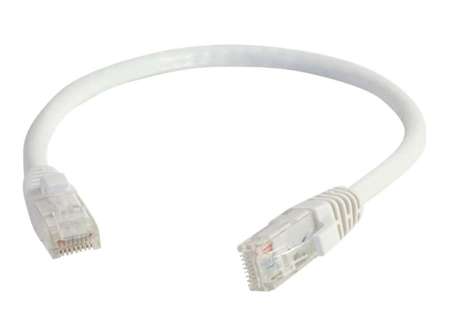 C2G Cat6 Booted Unshielded (UTP) Network Patch Cable - patch kabel - 2 m - bílá – foto 3