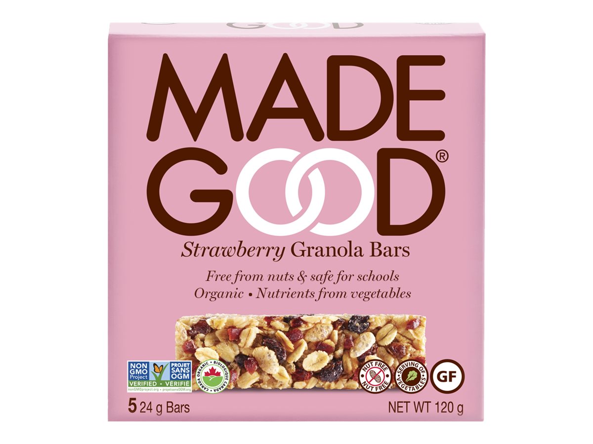 Made Good Granola Bars - Strawberry - 120g/5pk