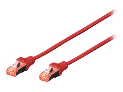 DIGITUS CAT 6A S/FTP Patchkabel, 1m, rot - DK-1644-A-010/R