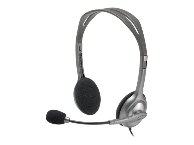 Logitech Stereo Headset H110 Product shot Right-angle 79400