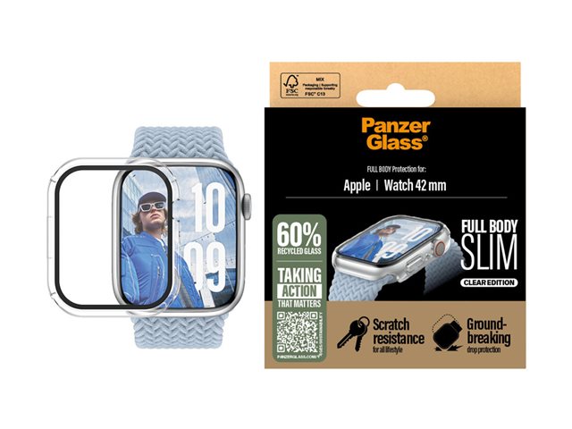 PanzerGlass Apple Watch 11/10 42mm čirý kryt – foto 4