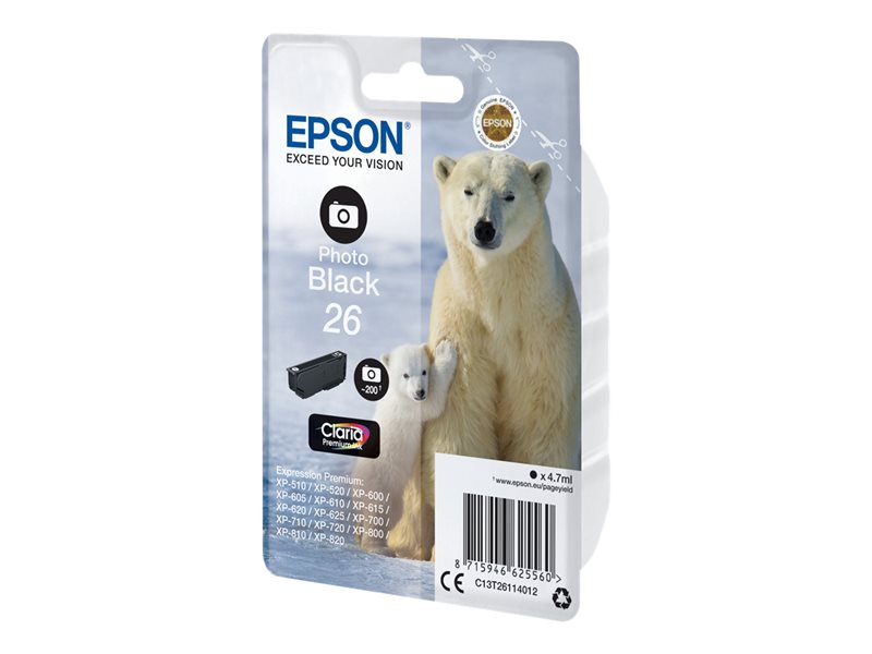 EPSON 5LB 26 ink cartridge photo black
