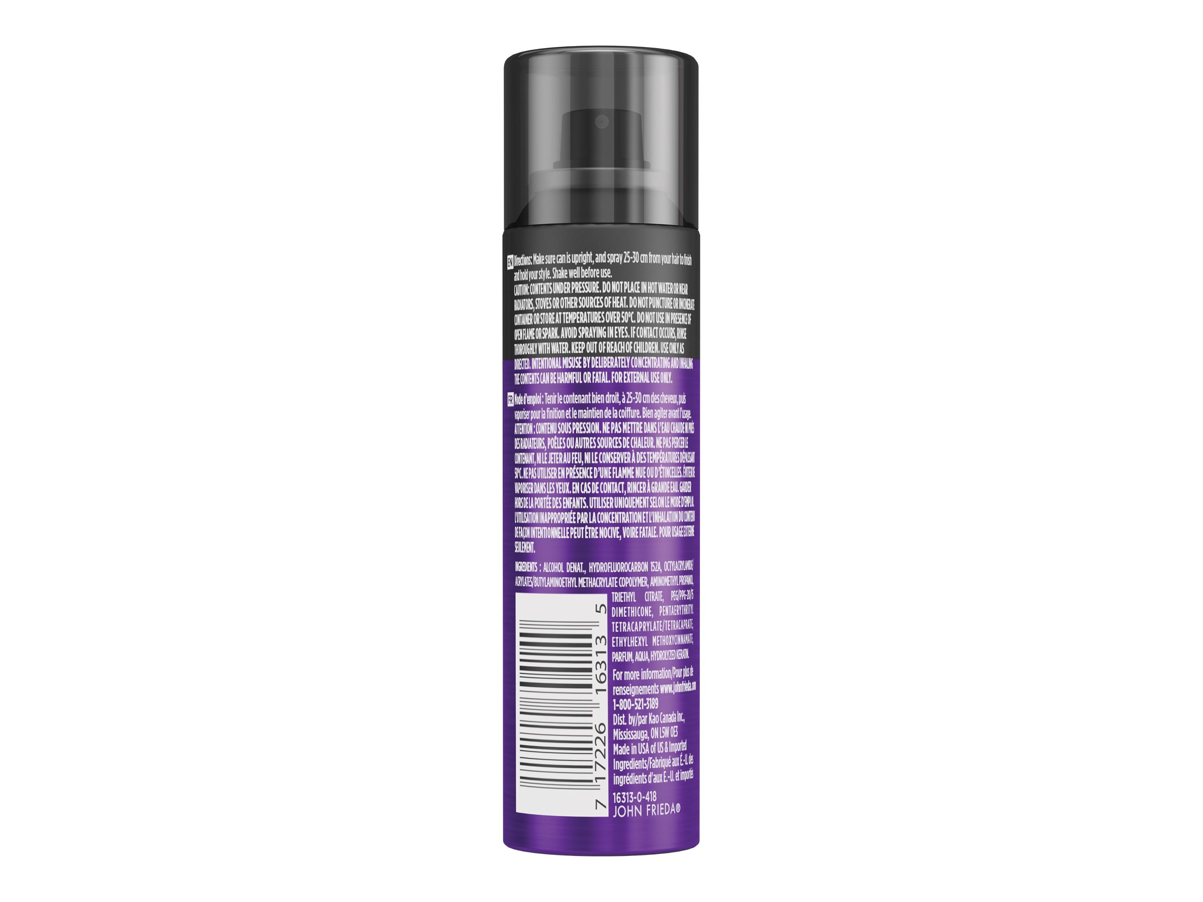 John Frieda Frizz Ease Moisture Barrier Intense Hold Hairspray - 56g