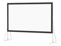 Da-Lite Heavy Duty Fast-Fold Deluxe - Écran de projection avec pieds - 189