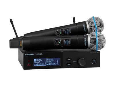 Shure SLX-D Wireless System SLXD24D+/B58