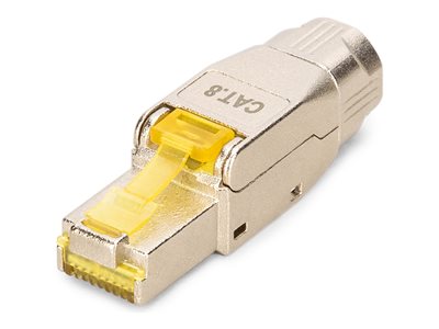 DIGITUS Feldstecker CAT 8.1 geschirmt werkzeugfreie Montage