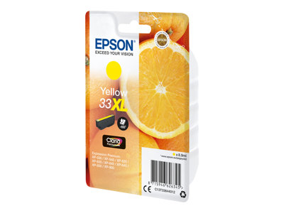 EPSON Singlepack gelb 33XL Claria Prem - C13T33644012