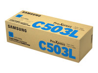 Samsung CLT-C503L High Yield cyan original toner cartridge (SU017A) 