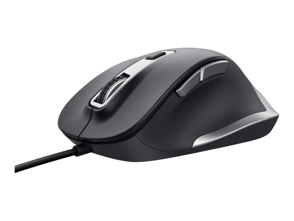 TRUST Souris filaire FYDA ECO - Noire