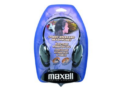 Maxell NB 201 Headphones behind-the-neck mount wired 3.5 mm jack