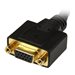 StarTech.com DVI I to DVI D and VGA Splitter, 8in, Wyse Compatible, DVI Video Splitter Cable for Dual Monitor Setup (DVI92030202L)