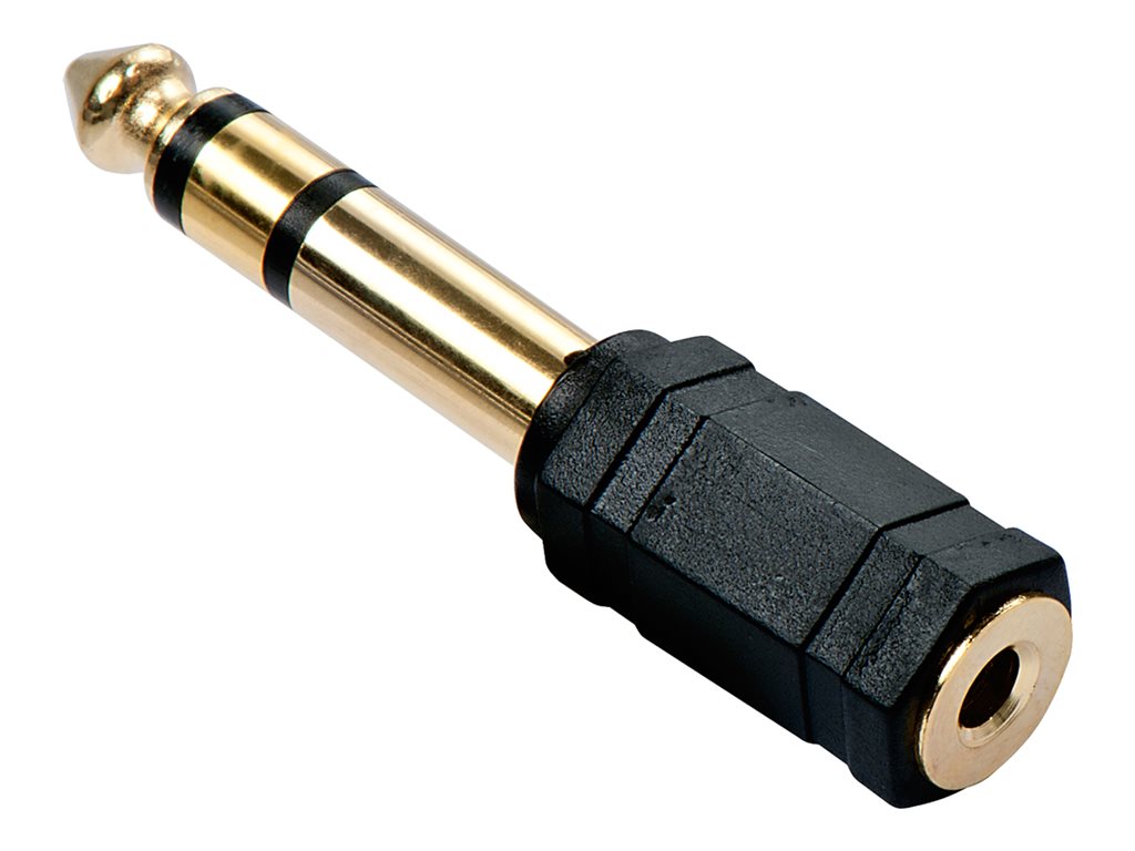 Adaptateur audio Jack stéréo 3,5mm F / 6,3mm M