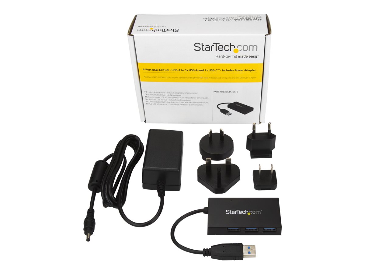 Hub USB 3.0 4 Port - 3x USB A+1x USB C – foto 2