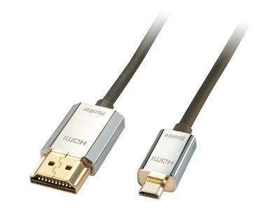 LINDY HDMI High Speed Kabel an Micro HDMI CROMO Slim 4.5m - 41679