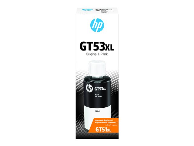 HP GT53 135ml Black Original Ink Bottle 1VV21AE