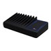 SIIG 10-Port USB Charging Station with Ambient Light Deck