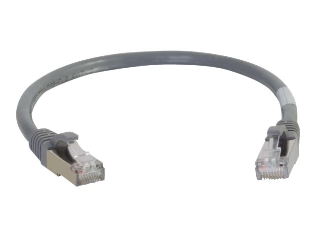 C2G Cat6a Booted Shielded (STP) Network Patch Cable - patch kabel - 15 m - šedá – foto 4