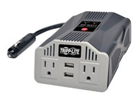 Tripp Lite Ultra Compact Car Inverter 400W 12V DC to 120V AC 2 UBS