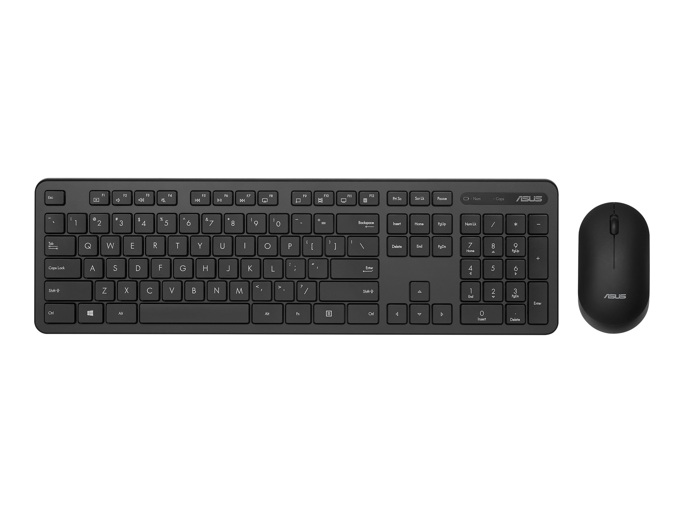 Asus Cw100 Keyboard And Mouse Set 100 Tkl Qwerty Uk Black Input Device