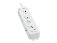 Eaton Tripp Lite Series UL 1363 Medical-Grade Power Strip, 4 Hospital-Grade Outlets, USB Charging, Safety Covers, Antimicrobial, 15 ft. Cord