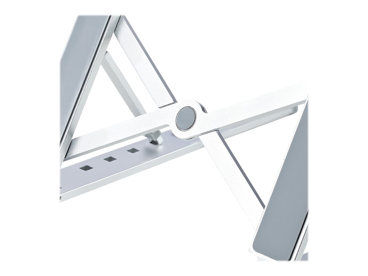 StarTech.com Foldable Laptop Riser Stand, Portable Height Adjustable Ergonomic Laptop Stand, Ventilated Aluminum Frame Supports 22lb (10Kg), Tilt/Raised/Angled Laptop/Tablet Stand, Collapsible Design - stojánek na notebook – foto 9