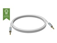VISION Techconnect - Audio cable - mini jack male to mini jack male - 2 m - double shielded - white