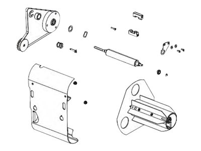 Zebra - Media rewind option kit