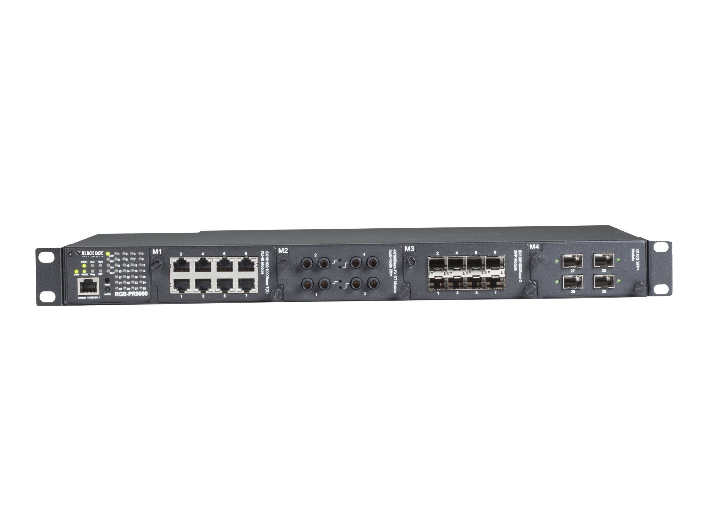 Black Box LE2700 Series Hardened Managed Modular Switch Chassis